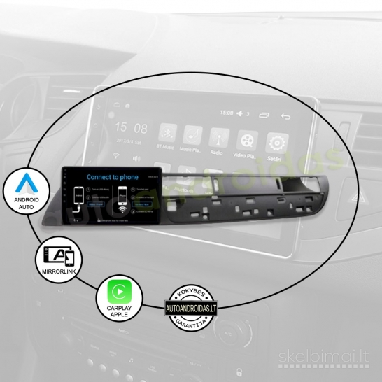 CITROEN C5 X7 2008-17 Android multimedija automagnetola