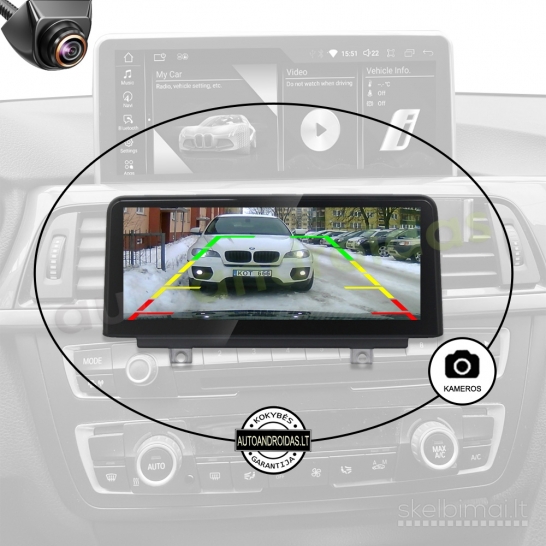 BMW 3 F30 F31 F34 BMW 4 F32 F33 2012+ Android multimedija automagnetola