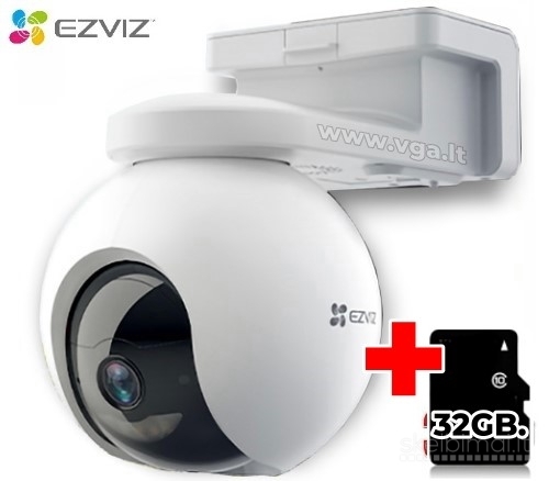 Lauko kamera su objekto aptikimo funkcija - Ezviz 5MP-CSH8 Pro WiFi Kamera