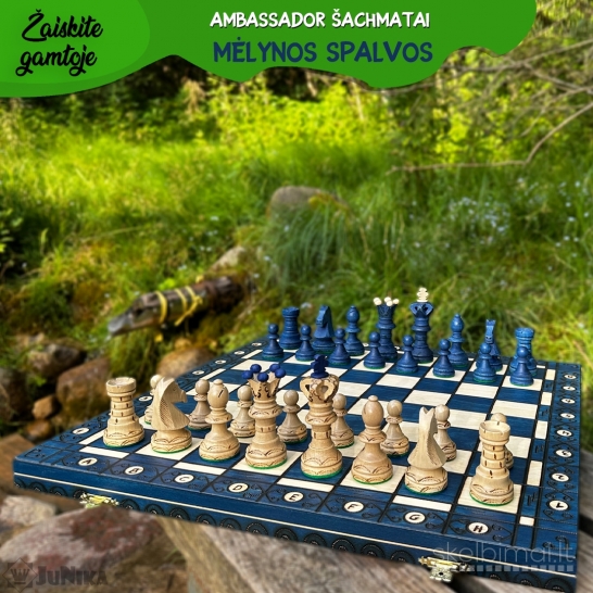 Šachmatai Ambassador Blue