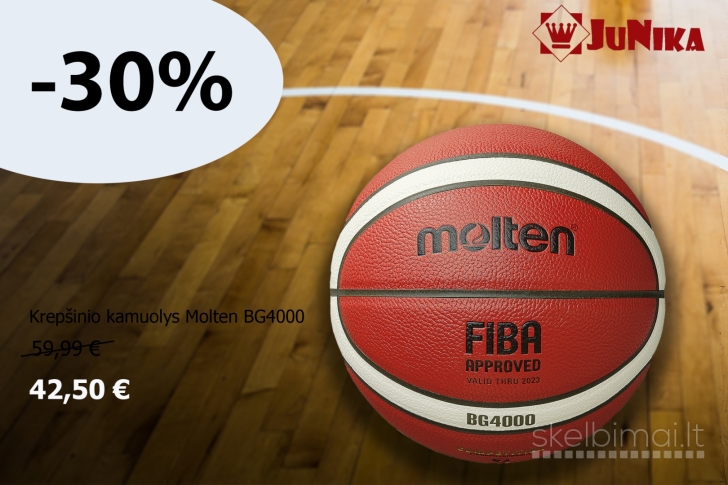 SUPER AKCIJA Krepšinio kamuolys Molten BG4000 FIBA 7