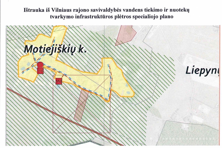 Vilniaus r. sav., Motiejiškių k., Medininkų g., namų valdos paskirties sklypas