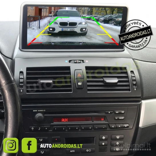 BMW X3 2004-10 Android multimedija navigacija 10" colių ekranu