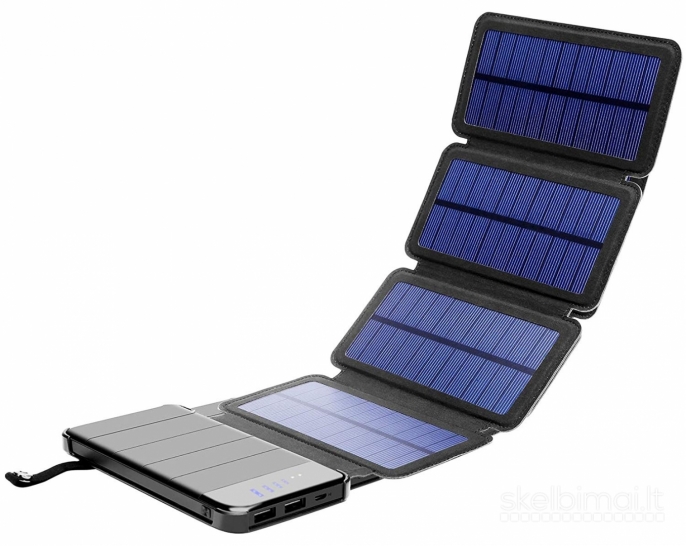Solarcube™ Saulės įkraunamas Powerbank