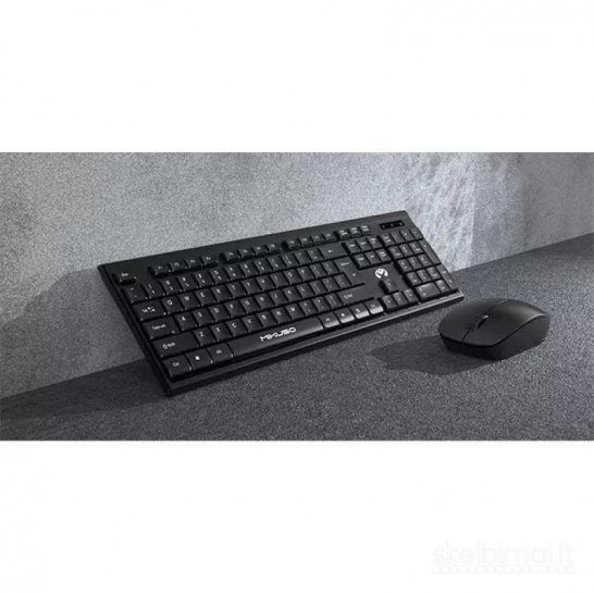 Mikuso belaidė klaviatūra ir pelė