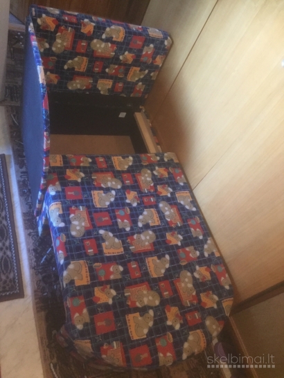 paauglio-vaikiska 165*70cm istraukiama sofa lova Palanga
