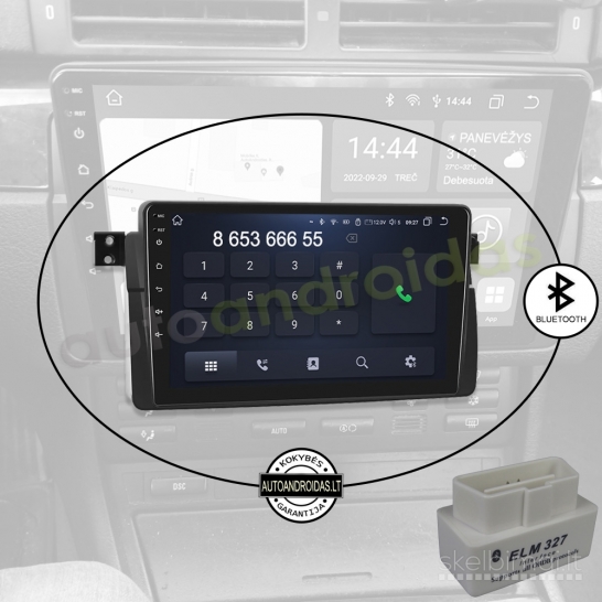 BMW 3 E46 1998-06 Android multimedija navigacija automagnetola