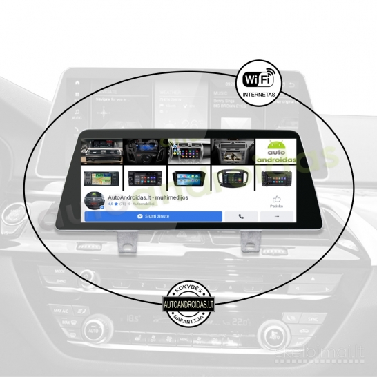 BMW 5 G30 G31 2017-23 Android multimedija navigacija