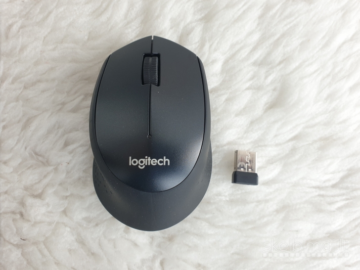 Nauja "Logitech M330 Silent Plus" belaidė pelė (yra 5 vnt.)