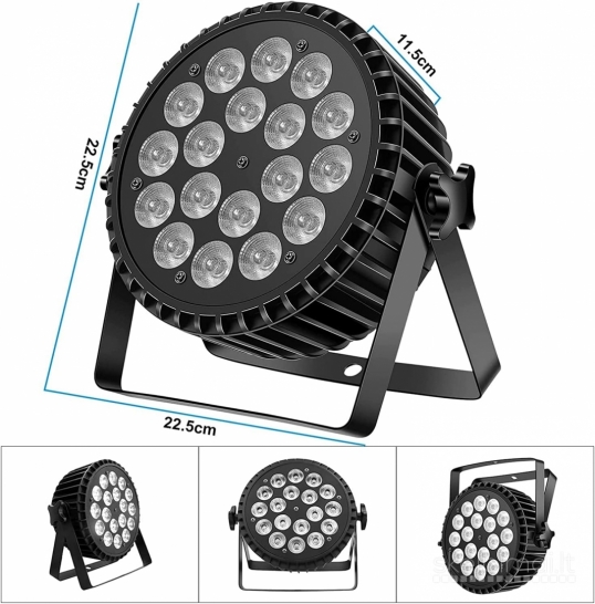 DELIBANG BB26 LED Par prožektorius 18 x 10 W