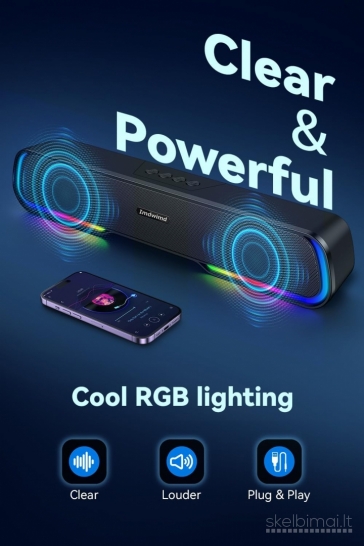 Imdwimd RGB01 kompiuterio Bluetooth garsiakalbis 10W