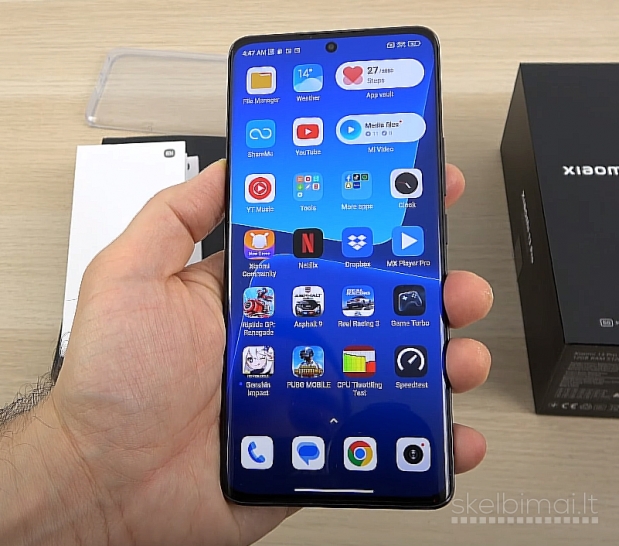 NAUJAS! XIAOMI 13 PRO 5G+512GB/16GB RAM+2SIM+Wi-Fi 6 