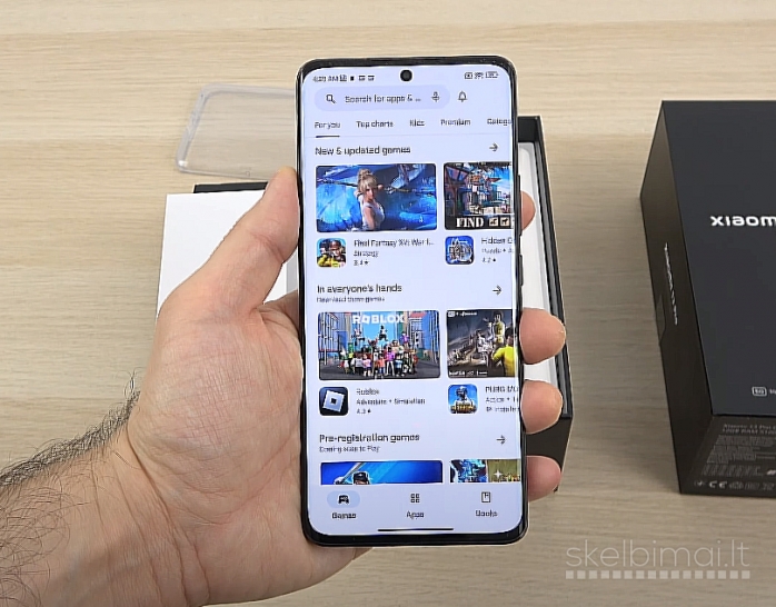 NAUJAS! XIAOMI 13 PRO+512GB+SNAPDRAGON 8+5G+2SIM+Wi-Fi 6