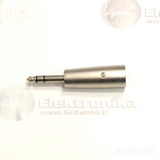 AUX 6.35mm (stereo) į XLR jungtis WWW.GOTAMO.LT