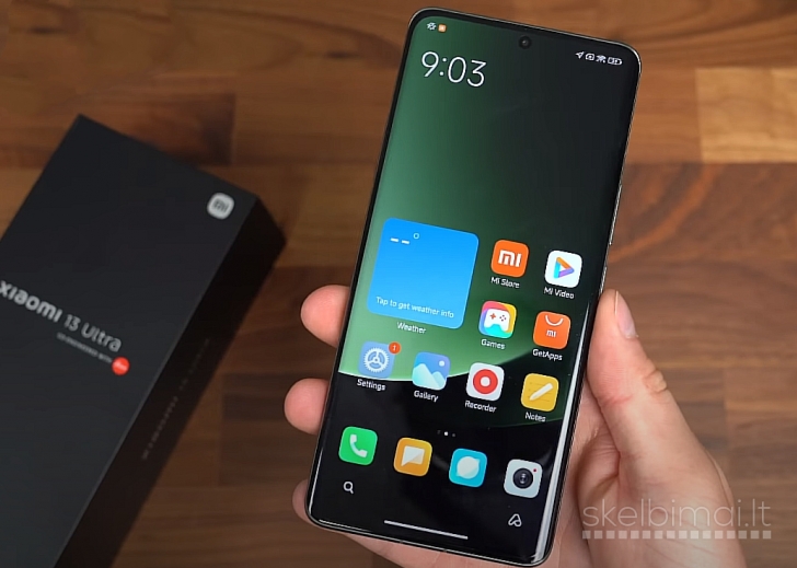 NAUJAS! XIAOMI 13 ULTRA 1024GB+AMOLED DOLBY VISION+SNAPDRAGON+5G+2SIM+WiFi7