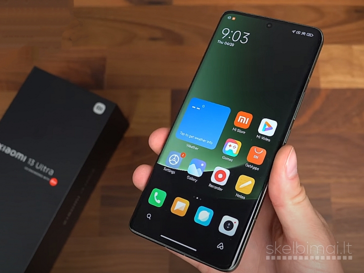 NAUJAS! XIAOMI 13 ULTRA+512GB+SNAPDRAGON+5G+2SIM+WiFi7