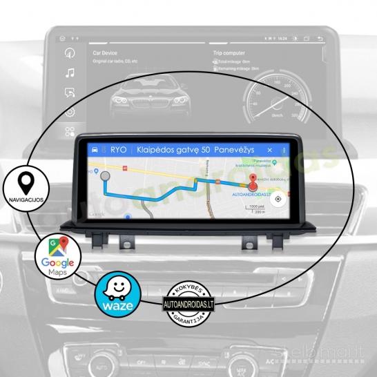 BMW X1 F48 X2 F49 2015-22 Android multimedija navigacija