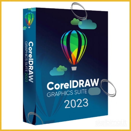Coreldraw Graphics Suite 2023 visam gyvenimui