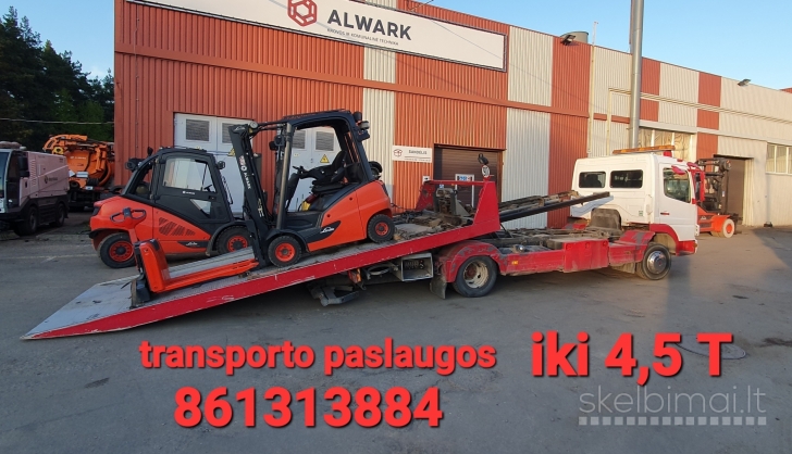 Transporto paslaugos iki 4,5t.Techninė pagalba 