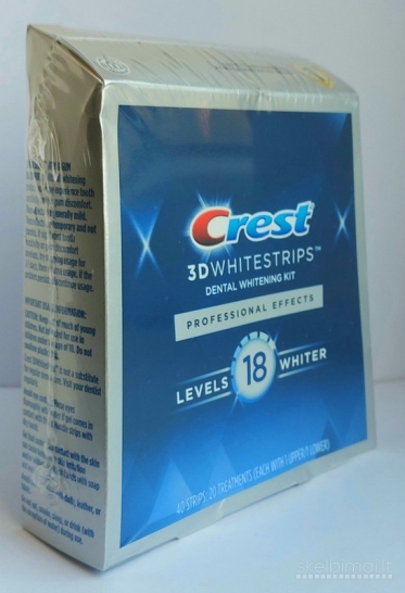 Crest 3D White Professional Effects dantų balinimo juostelės