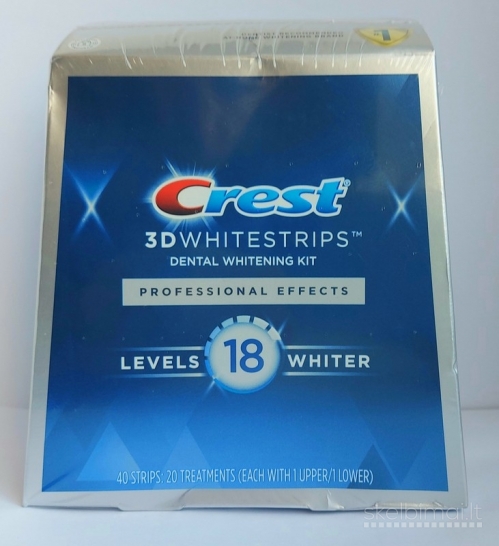 Crest 3D White Professional Effects dantų balinimo juostelės