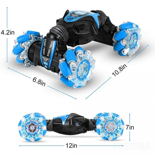 Nuotolinio valdymo pultu/gestais valdomas žaislinis automobilis