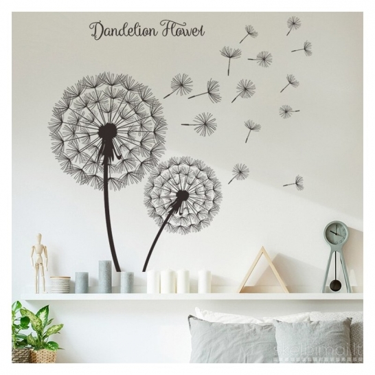 Sienos lipdukas "Dandelion Flower"