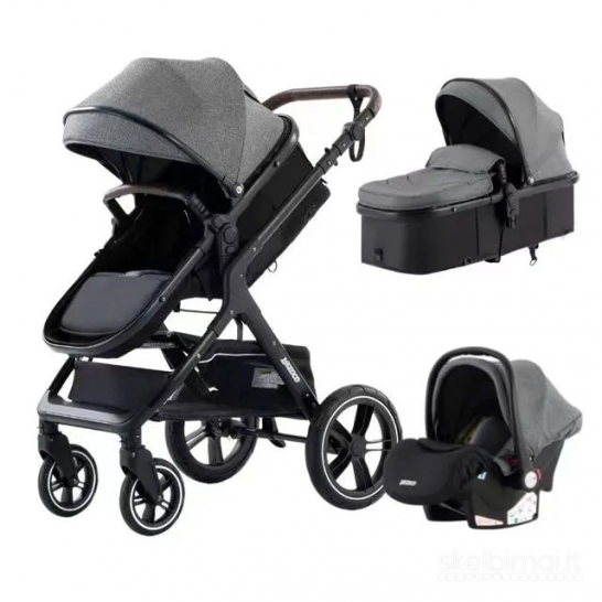 Universalus vežimėlis PeppyPram Cruiser 3in1