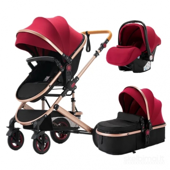 Universalus vežimėlis PeppyPram Cruiser 3in1