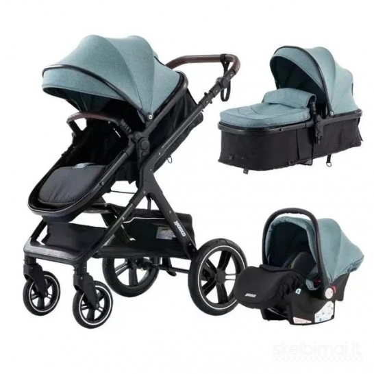 Universalus vežimėlis PeppyPram Cruiser 3in1