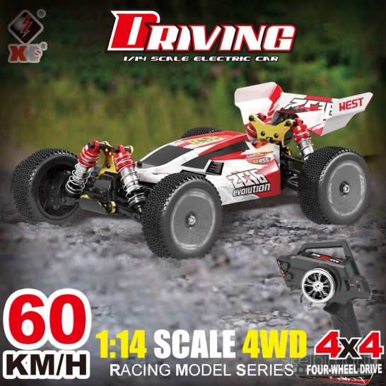 Naujos RC WLToys XKS 144001 Mašinėlės bagiai 60kmh