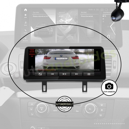 BMW 1 E81 E87 E88 2004-12 Android multimedija navigacija 12 colių ekranu