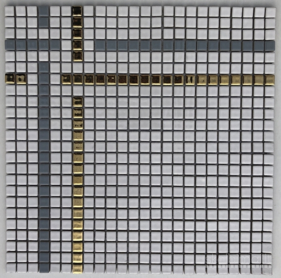 Keraminė mozaika 1 x 1 x 0,8 cm