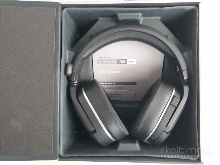 Naujos "Turtle Beach Stealth 700 G2" įkraunamos PC & PS5 & PS4 ausinės (7 vnt.)