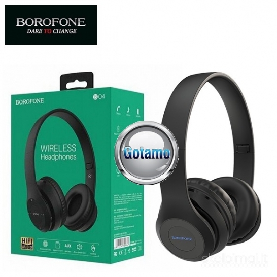Bluetooth ausinės Borofone HIFI Audio WWW.GOTAMO.LT