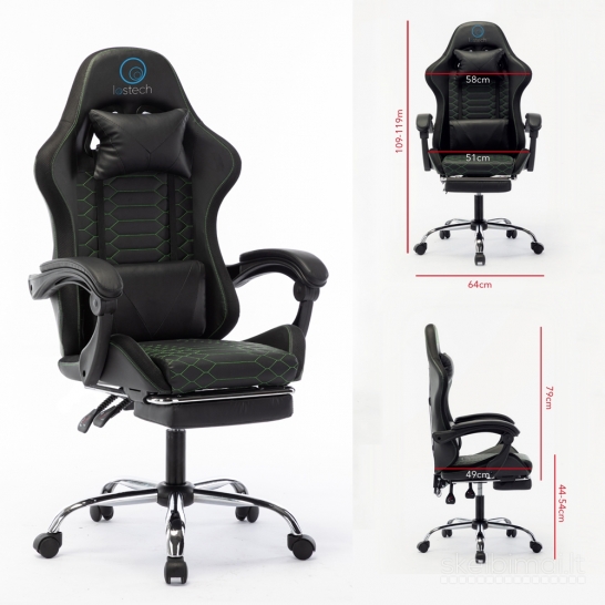 Nauja jaunuolio ergonominė gaming kėdė žaidimų ofiso darbo