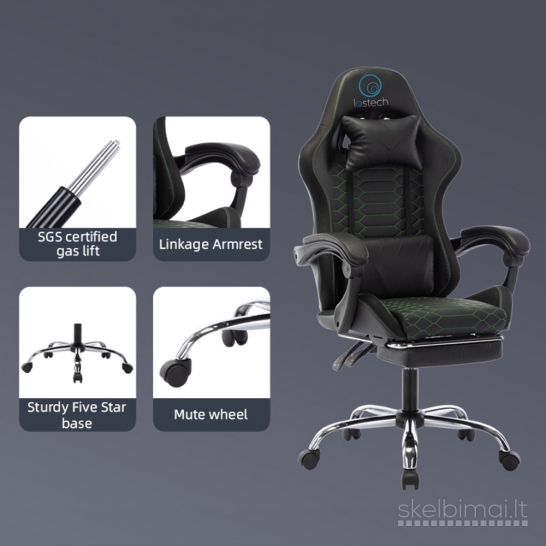 Nauja jaunuolio ergonominė gaming kėdė žaidimų ofiso darbo