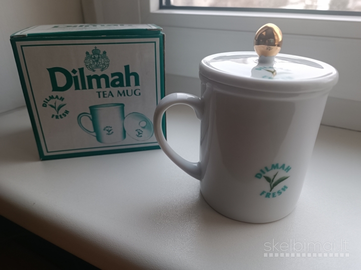 Dilmah puodelis su dangteliu