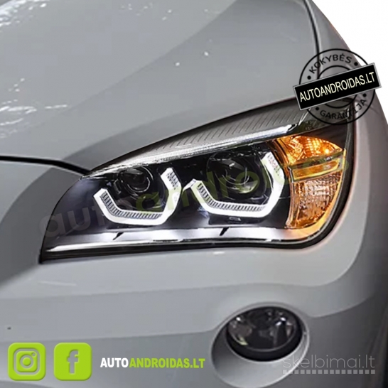 BMW X1 E84 2009-15 Full LED priekiniai žibintai lempos (komplektas)
