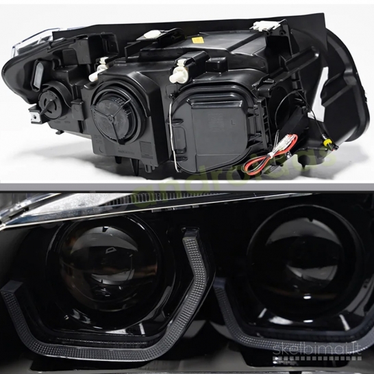 BMW X1 E84 2009-15 Full LED priekiniai žibintai lempos (komplektas)