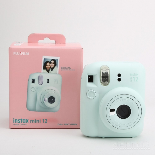 Naujas Instax Mini 12 fotoaparatas