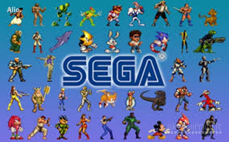 SEGA Nauja Sega+196 Zaidimu !