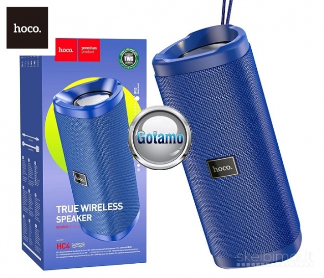 Bluetooth garsiakalbis kolonėlė Hoco True Wireless WWW.GOTAMO.LT