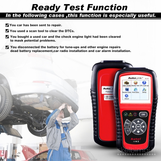 Automobilių diagnostika Autel AL519 OBD2 scanneris