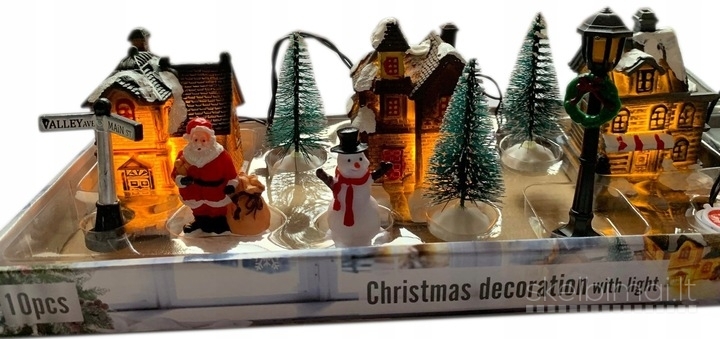 Įvairios kalėdinės dekoracijos