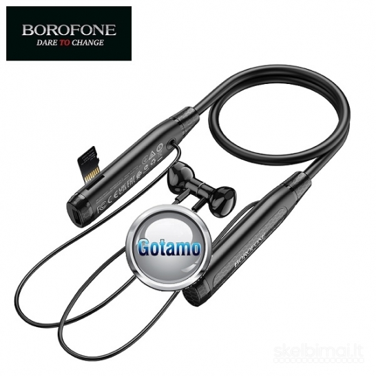 Bluetooth ausinės Borofone Sports 60h Music WWW.GOTAMO.LT