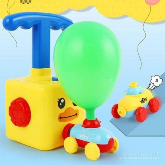 Ballony – smagus žaislas su mašinėlėmis ir balionais