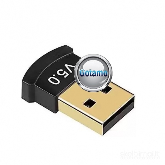 Bluetooth 5.0 adapteris kompiuteriui su USB jungtimi WWW.GOTAMO.LT