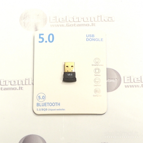 Bluetooth 5.0 adapteris kompiuteriui su USB jungtimi WWW.GOTAMO.LT