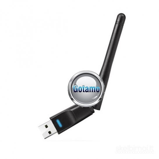 WiFi adapteris antena kompiuteriui su USB jungtimi WWW.GOTAMO.LT